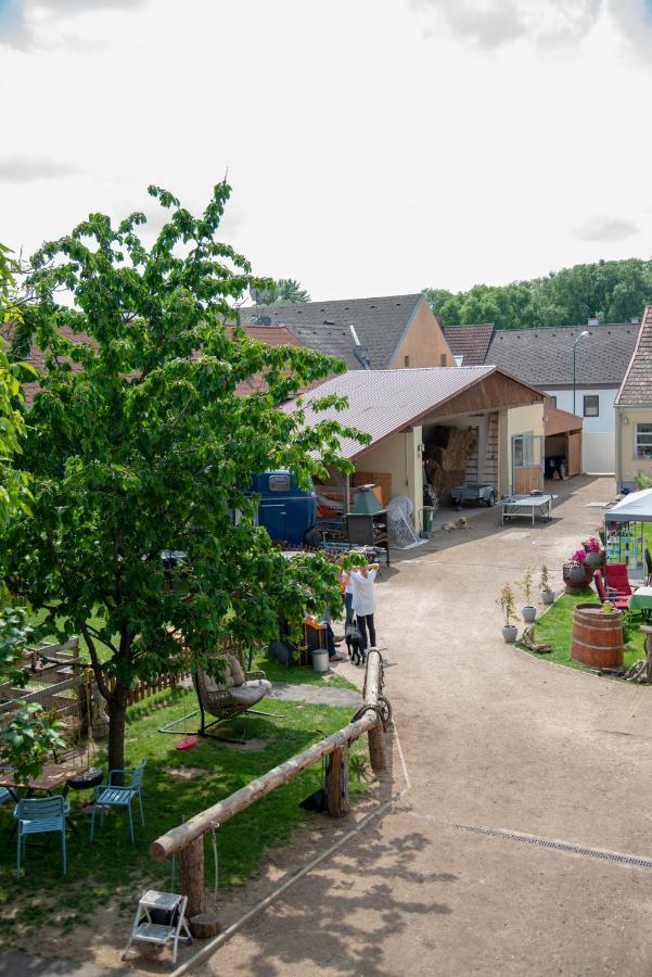 Ranchzimmer Am Hippo-Campus Reit- Und Therapiezentrum Deutsch Haslau Exteriör bild